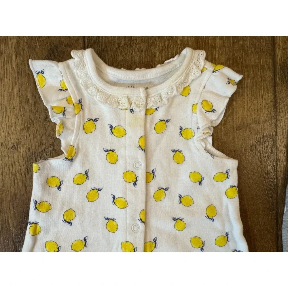 Baby Girl Summer 0/3 Months 1 Piece Outfits Lot Bundle Rompers Carter's Seahorse